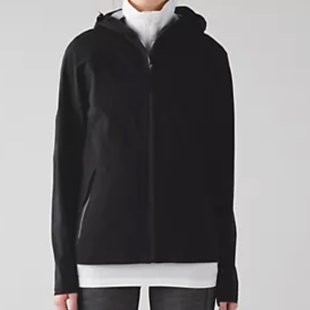 LULULEMON The Rain Is Calling Jacket, Black, Size 6 - NWOT